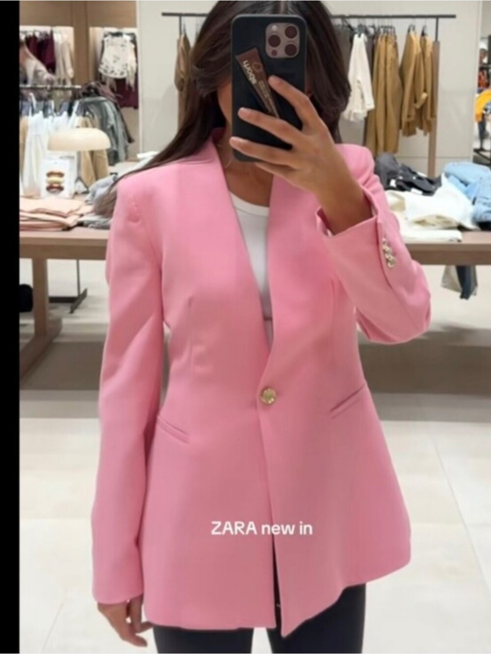 Zara Pink Blazer  NWT
